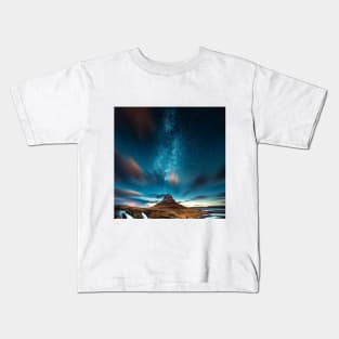 SCENERY 55 - Magical Milky Way Galaxy Night Sky Kids T-Shirt